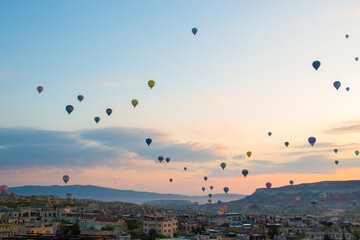 Hot air balloon in Cappadocia, Turkey
