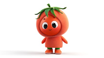 3d cartoon character tomato costume