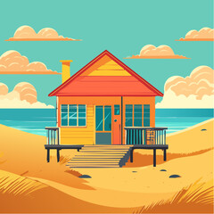 Real estate Beachside bungalow steps away from sand dunes