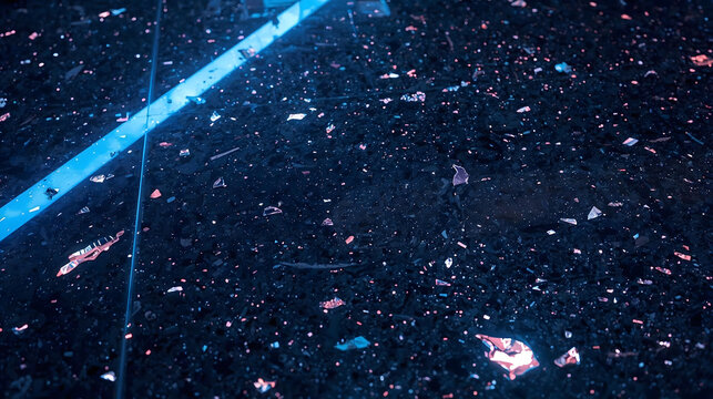 Dramatic dark speckled surface with dynamic light creates a modern, edgy abstract design for backgrounds, textures, or adding visual interest to projects