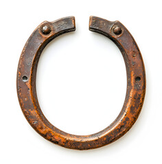 old rusty horseshoe