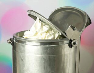 Whipped cream dispenser, stainless steel