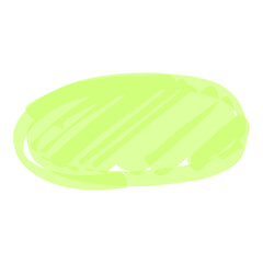 Highlighter Oval Doodle Illustration