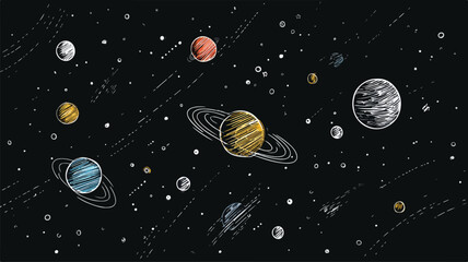 Unique Space and Astronomy Vector Icons for Modern Design Projects
