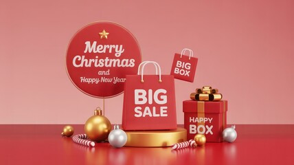 Festive Holiday Sale Event: Merry Christmas & Happy New Year Shopping Celebration. Discover Amazing Gifts, Special Promotions, and Seasonal Discounts for Your Winter Presents.