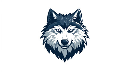 Wild Brave Animal Wolf Dog Fox Head Face Mascot