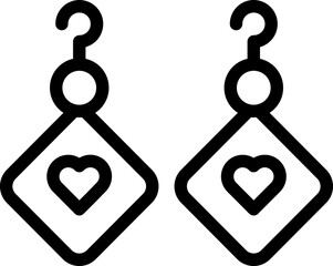 Beauty and Personal Care Line Icons – Cosmetics, Jewelry, Grooming, and Spa Elements