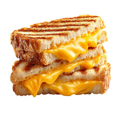 delicious grilled cheese sandwich ready to eat isolated