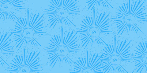 Abstract seamless pattern with blue flowers, a vector illustration for winter or spring design and wallpaper decoration.  flower, snowflake, snow, backdrop, backgrounds, summer