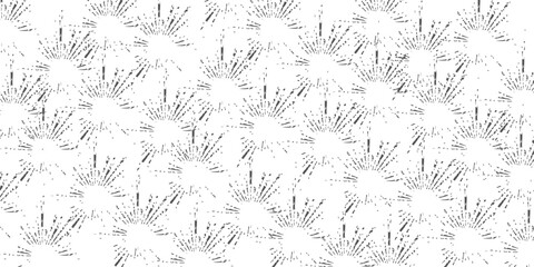 Seamless floral grunge vector pattern with an old winter vintage texture for paper art design or border decoration. distressed, snow, frost, dirty, black, ice, gray, backdrop, ornament