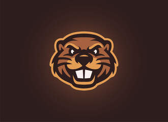 Beaver Mascot Logo, Beaver Sports Logo, Beaver Cartoon Character, Canadian Beaver Logo, Beaver Head Vector, Cute Beaver Illustration, Beaver Team Emblem, Beaver Gaming Mascot, Beaver Canada Symbol