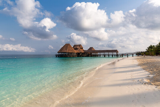 Kendwa beach bungalow on the island of Zanzibar