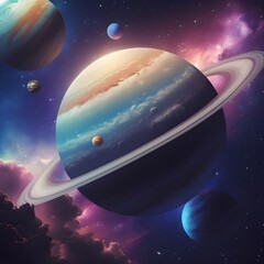 planet in space