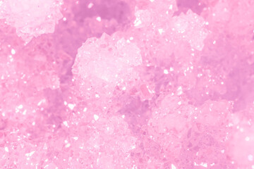 Amethyst pink crystals. Gems. Mineral crystals in the natural environment. Texture of precious and...