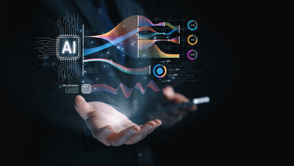 AI Assistant Brain Processor with LLM Technology, Big Data, Machine Learning, Generative AI for Business Support, Future Agentic AI Technology and Artificial Intelligence Prompt Engineering. Elide