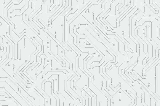 vintage style circuit board seamless vector geometric electronics pattern tech themed background