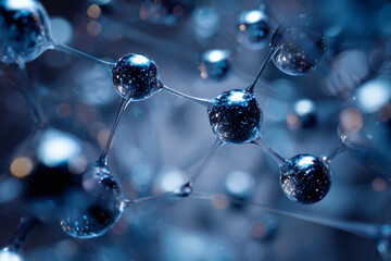 Molecular Structure in Blue