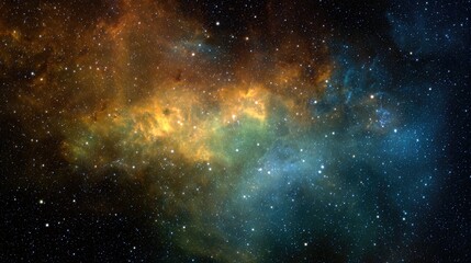 Fototapeta premium Close up View of Vibrant Star Cluster in Geometric Cosmic Formation