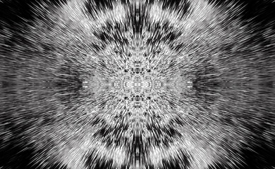 白と黒の灰の色の配色で、爆発しているような抽象的なデザインの背景、グラフィック、壁紙、フレーム、テクスチャ