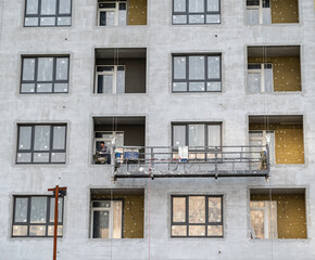 Construction of multi-apartment residential buildings.
Construction of a house.