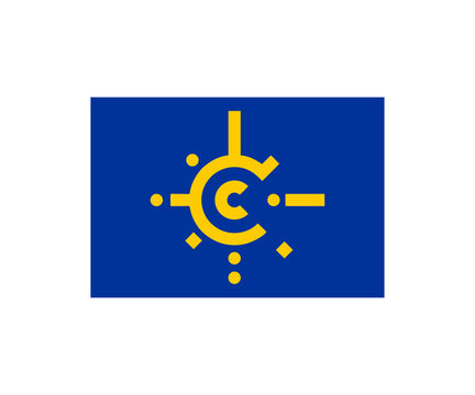 Flag of Central European Free Trade Agreement. CEFTA, Central European Free Trade Agreement countries vector design and illustration. 

