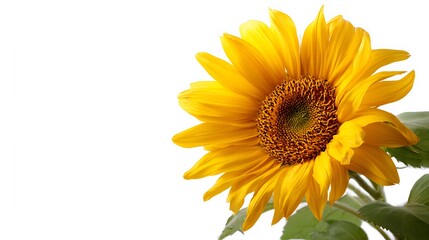 Fototapeta premium sunflower isolated on white background