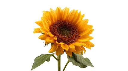 Fototapeta premium sunflower isolated on white background