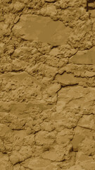 Detailed view of Inca mud brick wall