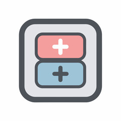 Obraz premium Minimalist Icon of Plus Ultra Design