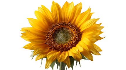 Fototapeta premium sunflower isolated on white background