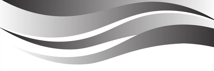 Dark grey abstract wide horizontal banner with hexagon carbon fiber grid and orange luminous lines. Technology vector background with orange neon lines