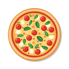 Pizza color icon vector design