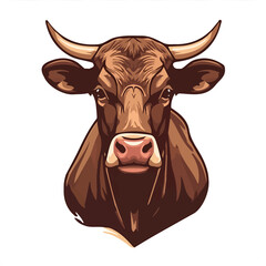 Cow icon vector design for advertising