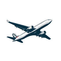 Airplane vector design in the form of an icon