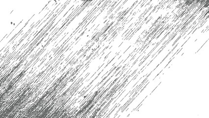 A monochrome textured background with numerous diagonal gray lines and speckles on a white surface.