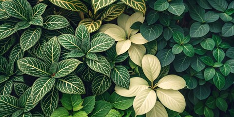 green leaves background