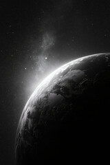 Fototapeta premium Monochrome Planet