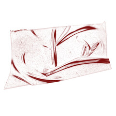 Burgundy cloth draped artistically, textured surface for backgrounds or design elements, abstract