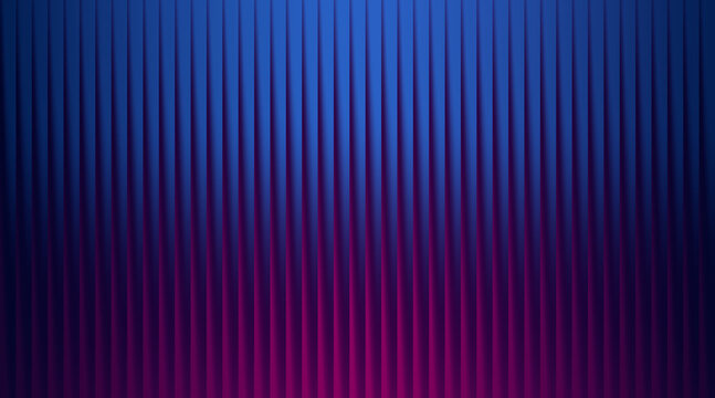 Abstract blue and purple vertical ribbed textured background