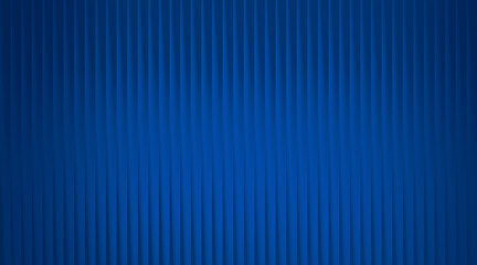 Obraz premium Abstract blue ribbed background with vertical lines and gradient