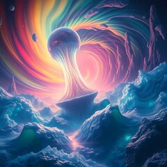 abstract blue background