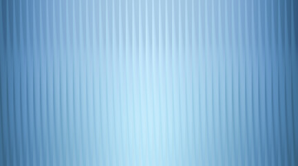 Obraz premium Pale blue corrugated background with vertical lines and soft gradient