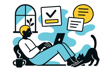 Colorful Craft Fair. Craft fair. Colorful Hand-drawn doodle Children illustration Handmade sweaters, crochet bags, knitted scarves, doilies, vintage signs,