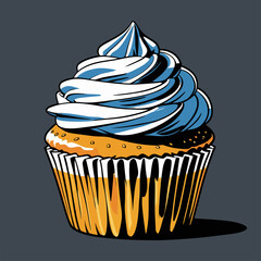 cupcake illustrations with various flavors