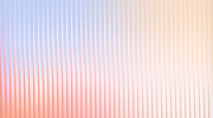Fototapeta premium Soft pastel background with vertical ribbed texture and gentle light