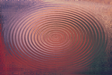 Abstract Circular Waves Pattern in Soft Red and Purple Tones Creates a Visually Captivating Texture Design with Subtle Depth