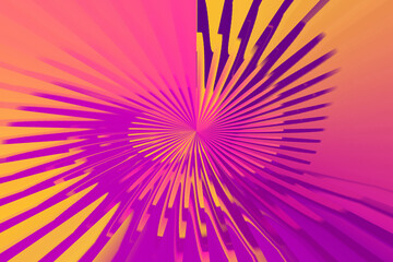 Abstract geometric background with radial lines and vibrant colors for modern designs and illustrations