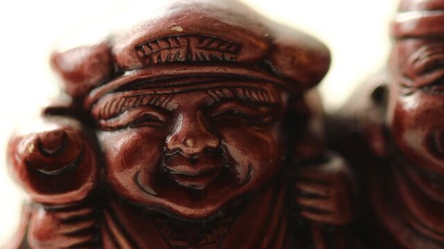 A close-up view of a statue depicting a couple, ideal for use in editorial or commercial contexts