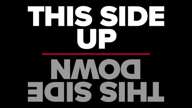 Upside Down Rotating Title