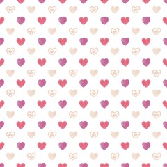 seamless pattern with heart 
